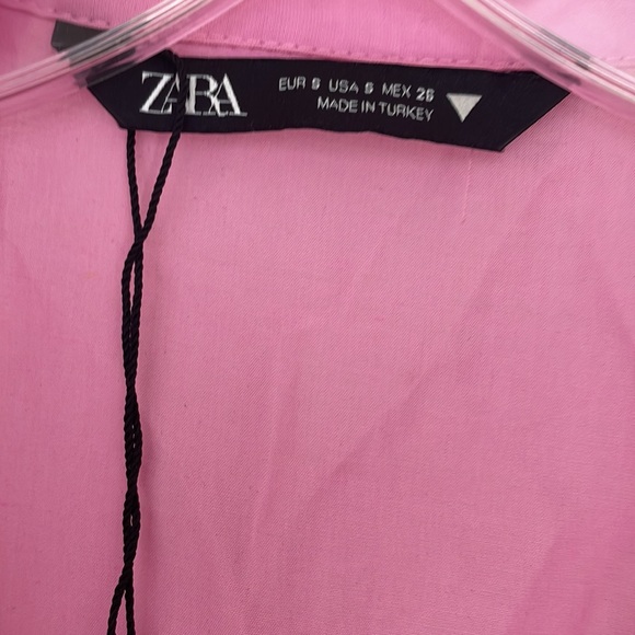 Zara pink shirt dress size small - Picture 4 of 4